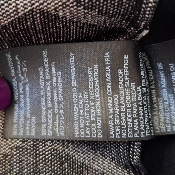 Bebe Black Label Bodycon 3/4 length Sleeve Dress Size Small - Picture 8 of 9